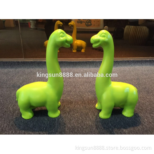 FRP cute animal dinosaur mannequin, Window display props, kids clothes shop display animal